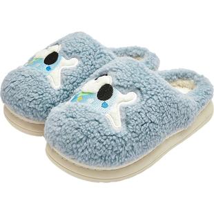 巴拉巴拉儿童棉拖鞋男童女童室内家居鞋子冬季新款童鞋亲子款棉鞋