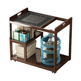 家用小茶台桌子沙发边几侧边柜茶水柜现代简约简易移动小茶几茶桌