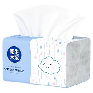 408张加大加厚抽纸纸巾纸抽家用餐巾纸擦手纸卫生纸面巾纸整箱