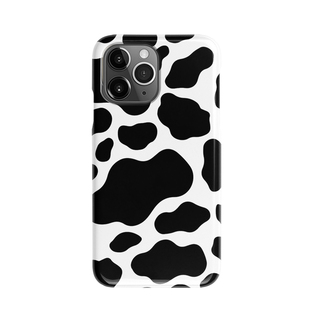 iPhone16promax奶牛纹12romax超薄15半包磨砂适用于苹果14手机壳硬13pro