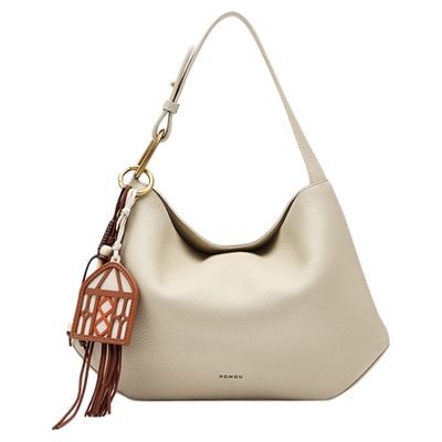 红谷包包2025新款真皮小众设计腋下包通勤牛皮高级感单肩包女士包