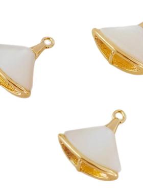 diy14k包金保色裙子材料吊坠