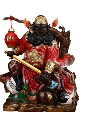 道家钟馗神像钟正南像体真身钟天师树脂佛像家用供奉摆件钟进士像