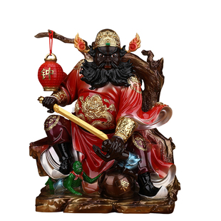 道家钟馗神像钟正南像体真身钟天师树脂佛像家用供奉摆件钟进士像