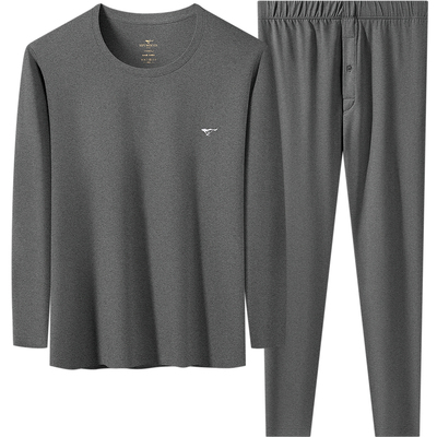 七匹狼秋衣秋裤男士套装纯棉打底