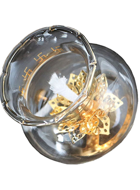 玻璃灯罩圆形佛具用品