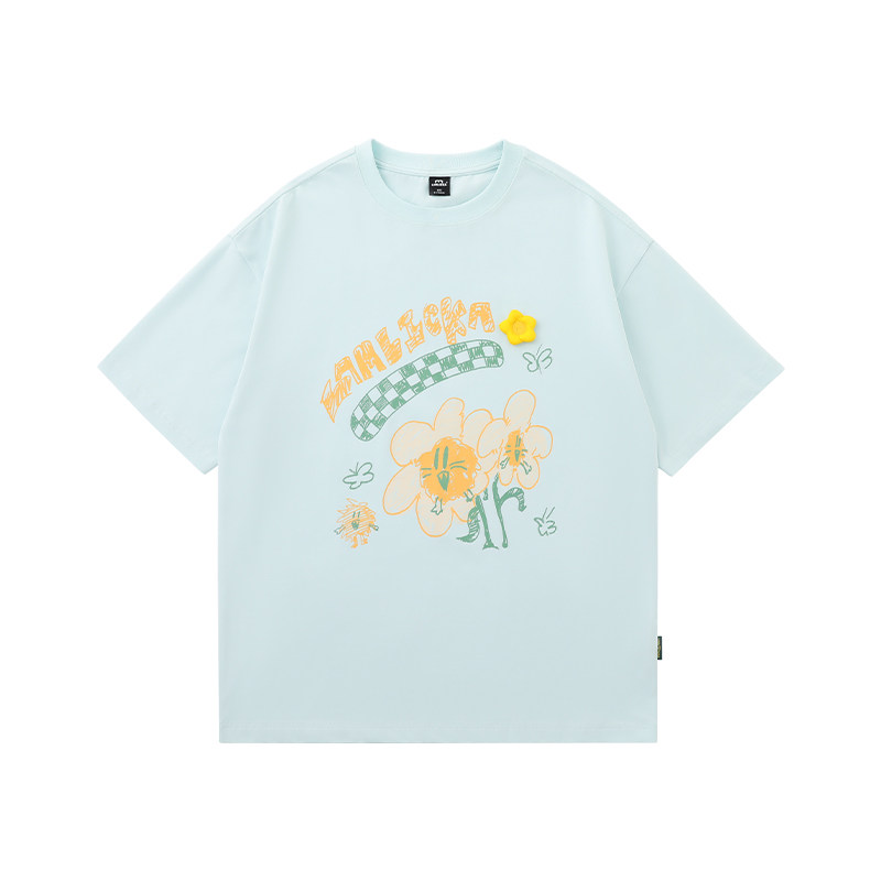 LAMLICKA趣味花朵印花凉感短袖