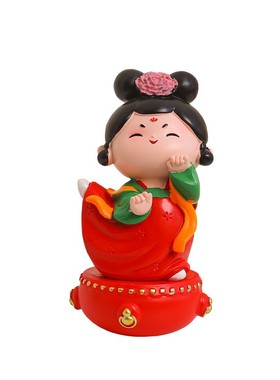 古装简约唐宫夜宴不倒翁古风摆件