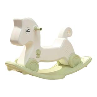 摇摇马木马儿童摇马宝宝溜溜车二合一多功能玩具周岁礼物小摇椅马