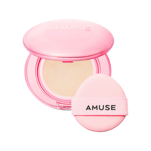 张元英同款Amuse樱花粉气垫小白盒陶瓷水润保湿遮瑕半哑光气垫女