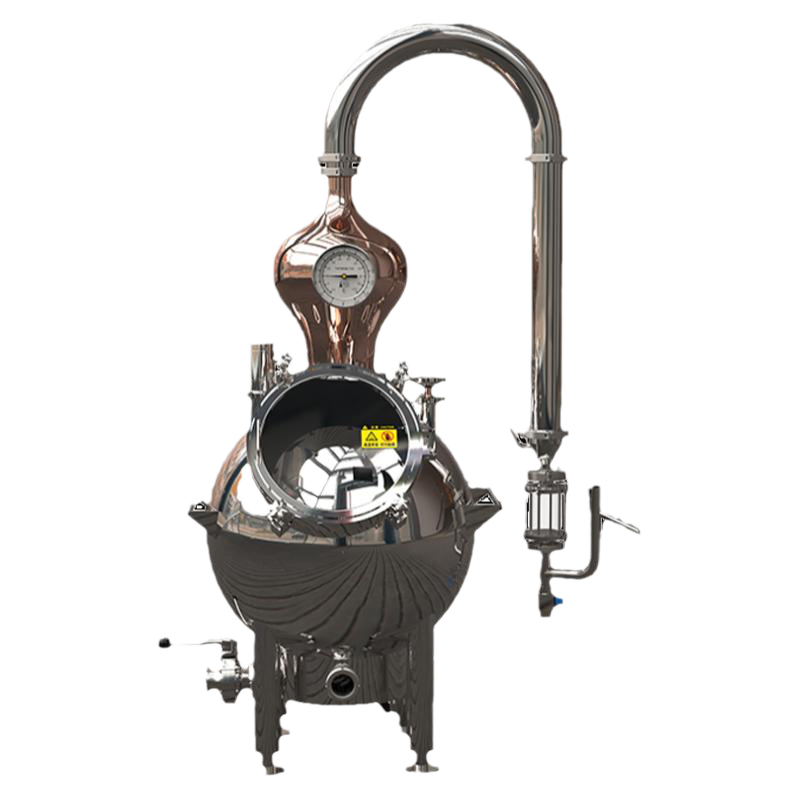 HOOLOOSTILL紫铜蒸馏器精油提取设备小型家用全自动纯露机蒸酒器