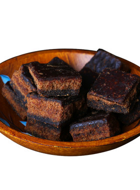 古法熬制土黑糖原料只有甘蔗