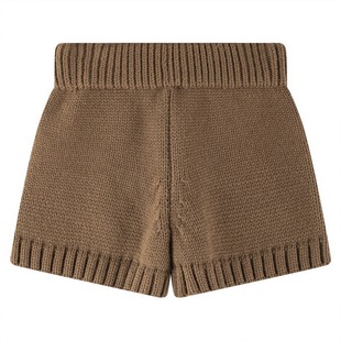 十一石 入秋百搭王 含羊毛针织短裤女小个子直筒宽松阔腿休闲裤ll