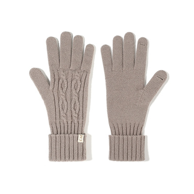 CACUSS纯羊毛分指手套女