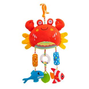 贝佳丽推车挂件摇铃婴儿车风铃宝宝车载安全座椅玩具床铃安抚挂饰