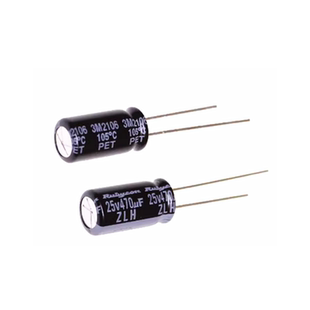 Rubycon 进口电解电容 25v470uf 8*16MM红宝石ZLH 高频低阻长寿命