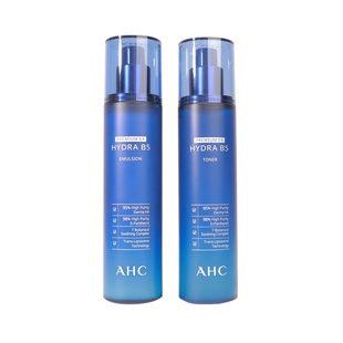 AHC水乳套装B5玻尿酸乳液护肤品清爽补水保湿男女士学生官方正品