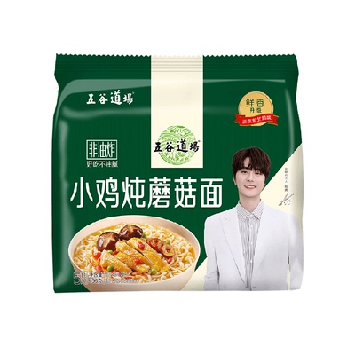 五谷道场小鸡炖蘑菇泡面方便面