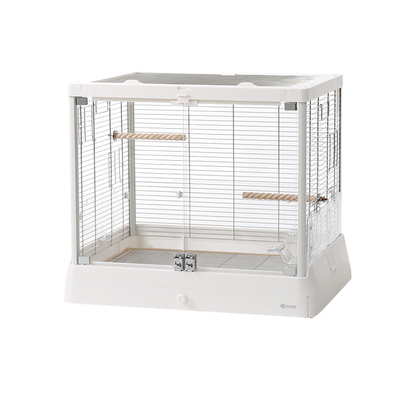 达洋全景玻璃不锈钢大号鹦鹉笼