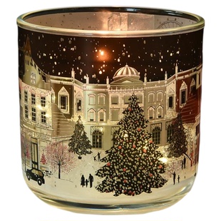 玛莎圣诞新款光感应伦敦街景生日氛围蜡烛伴手礼物家用香薰蜡烛
