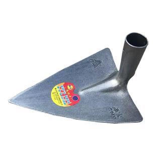 农用锰钢淬火三角锄开沟起垄培土园艺种植种菜尖锄开荒建筑三角锄