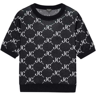 JuicyCouture橘滋提花短袖针织衫