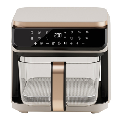 Apixintl安本素空气炸锅家用0涂层新款大容量6L全玻璃可视电炸锅