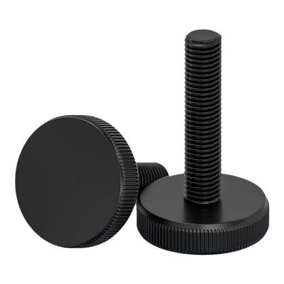 【全网热销】黑色平头手拧螺丝