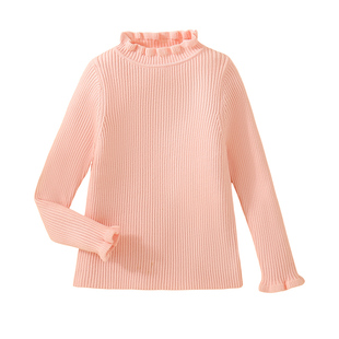 女童打底衫秋冬2025新款儿童半高领毛衣女孩针织衫冬装打底衣内搭