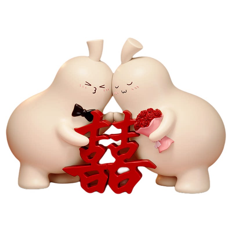 永不分离摆件结婚摆件订婚新婚结婚礼物送新郎新娘闺蜜女友礼品