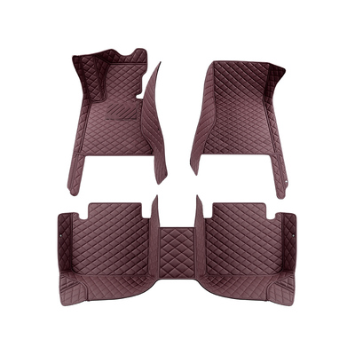 路虎极光揽胜运动版发现神行发现4神行者2星脉卫士真皮全包围脚垫