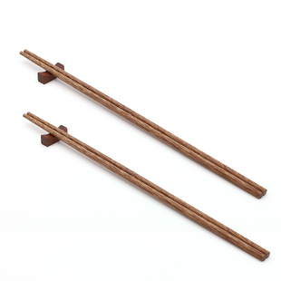 巴拉熊加长筷子火锅捞面油炸耐高温防烫超长公筷包邮家用实木长筷