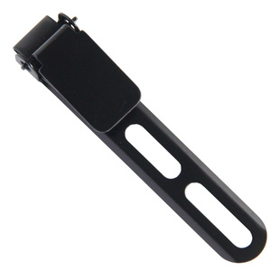 ULTI黑色钢版长款双槽可拆隐形式K鞘刀套腰夹轻量背夹K夹鞘附螺丝