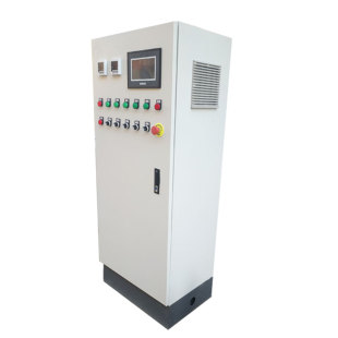 abb变频柜恒压供水泵控制器箱7.5KW一拖二三风电机触摸屏PLC自动