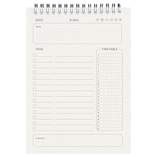 每日计划本todolist日记日程线圈本小学生学习寒假自律打卡本子周计划表考研2026我的时间管理效率行程假期