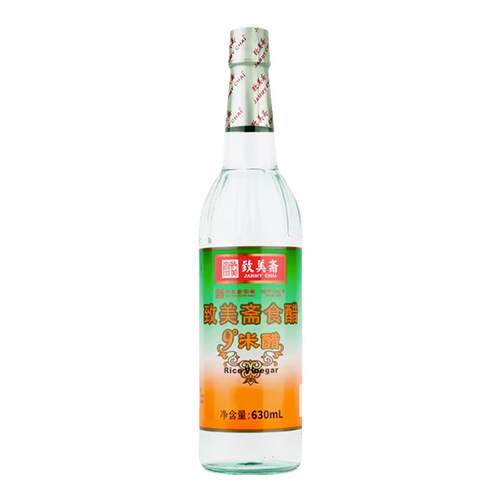 致美斋9度米醋 纯酿造醋白醋食醋凉拌泡菜白米醋630ml*12