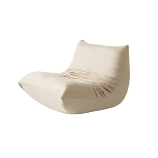 毛毛虫沙发笠懒人全包保护套防猫抓防滑麂皮绒单人奶油风沙发套罩