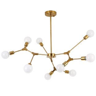 北欧阁楼斜坡吊灯楼梯挑空小公寓家用创意客厅枝形餐厅艺术斜顶灯