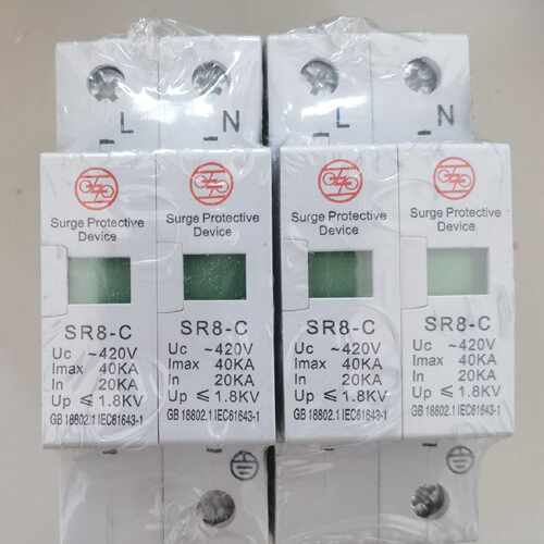 溢价-上海人民SR8-C电涌保护器 2P. 20-40KA，