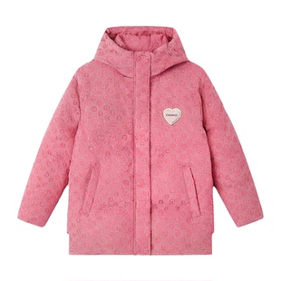 【秀场同款】ask白鸭绒女童加厚羽绒服2025冬新款儿童外套