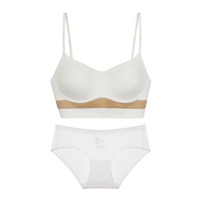 薄款大胸显小美背内衣抹胸大露背