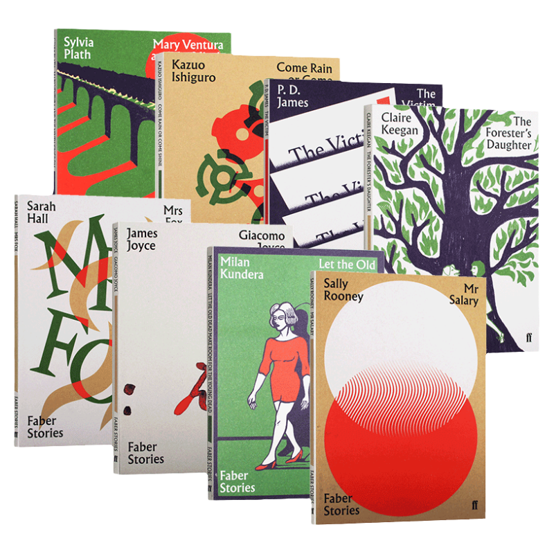 Faber Stories 费伯故事系列8册 英文原版 90周年纪念短篇 薪水先生 护林员的女儿 风雨无阻 贾科莫乔伊斯 狐狸夫人 进口英语书籍