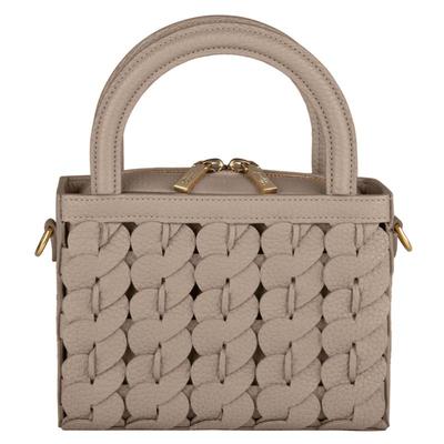 chopard灰褐色粒面托特包