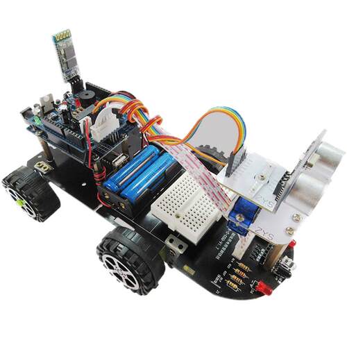 STM32开发板 智能小车循迹避障单片机 蓝牙WIFI遥控 机器人智能车