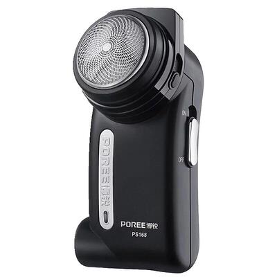 博锐单刀头圆头鬓角两用剃须刀