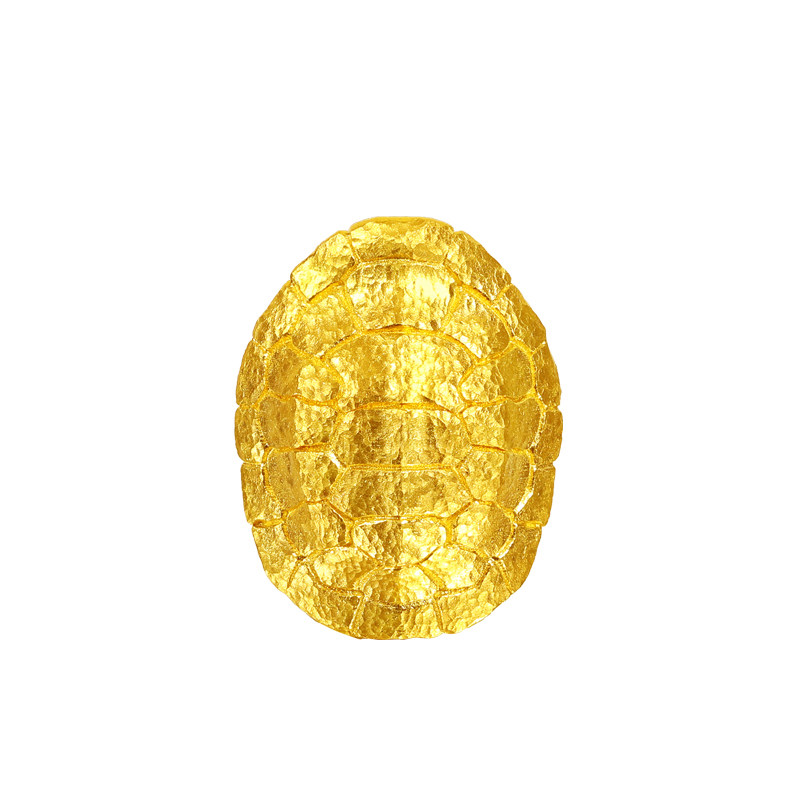 老克勒黄金錾刻富甲天下转运珠