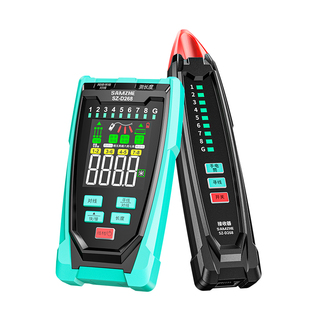 山泽网络寻线仪  抗干扰无噪音支持POE 60V耐压防烧 网线长度断点测线仪 多功能网络寻线仪