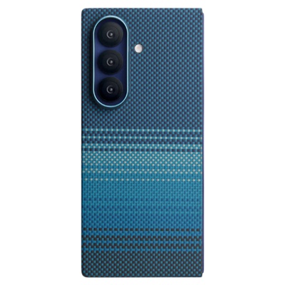 适用三星Galaxyzfold7手机壳新款超薄凯夫拉韩淼w26折叠屏保护套防摔全包凯芙拉Zfold6单底碳纤维纹中轴保护