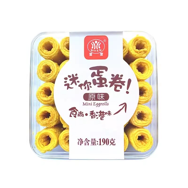 萱萱迷你蛋卷190g鸡蛋卷酥饼干