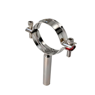 304/201不锈钢卫生级管支架管子夹管子固定夹管托管卡卫生级